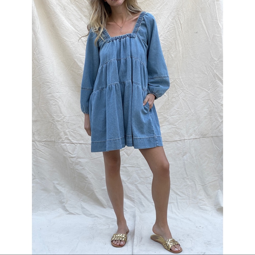 Free people denim dress